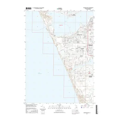2017 Map of Muskegon West, 2017 Print
