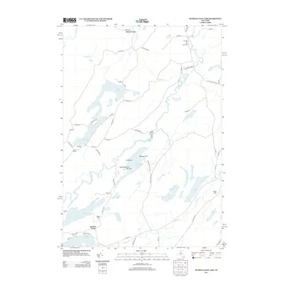 2013 Map of Muskellunge Lake, 2013 Print