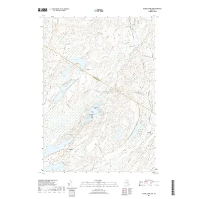 2019 Map of Muskellunge Lake, 2019 Print
