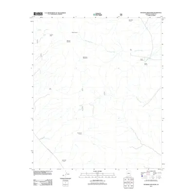 2011 Map of Muskhog Mountain, 2011 Print