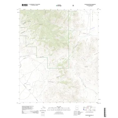 2026 Map of Muskhog Mountain, 2026 Print