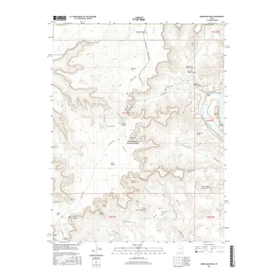 2017 Map of Musselman Arch, 2017 Print