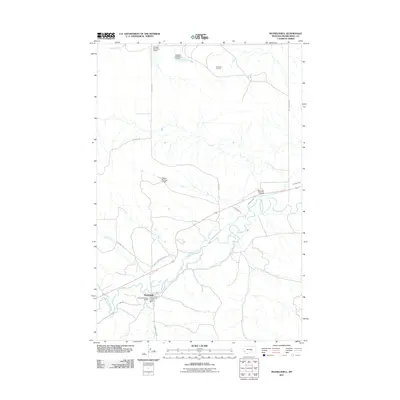 2011 Map of Musselshell, 2011 Print