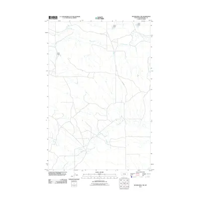 2011 Map of Musselshell NW, 2011 Print
