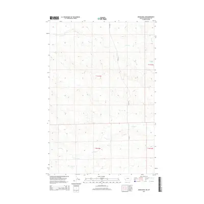 2014 Map of Musselshell NW, 2014 Print