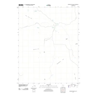 2011 Map of Mussentuchit Flat, 2011 Print