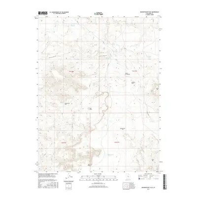 2017 Map of Mussentuchit Flat, 2017 Print