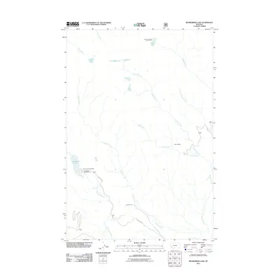 2011 Map of Mussigbrod Lake, 2011 Print
