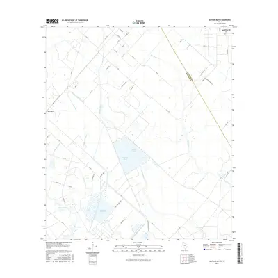 2016 Map of Mustang Bayou, 2016 Print