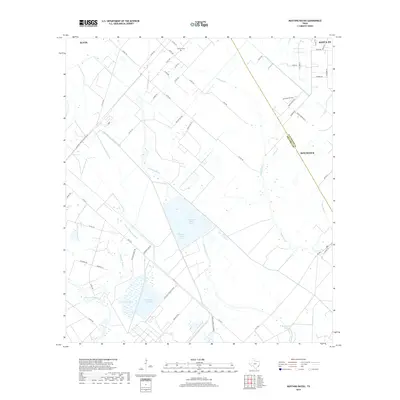 2019 Map of Mustang Bayou, 2019 Print