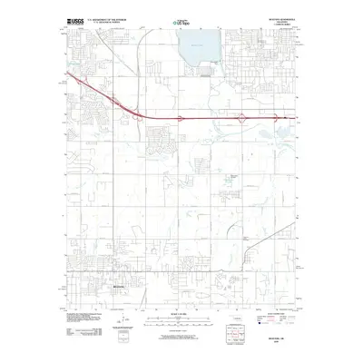 2009 Map of Mustang, 2009 Print