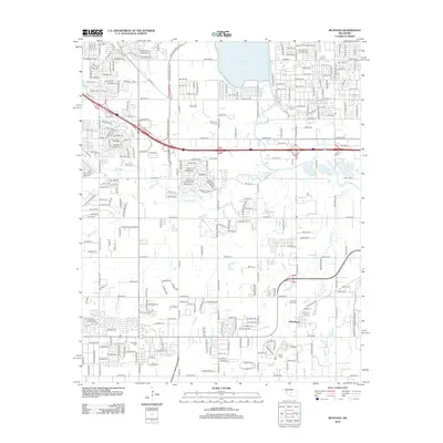 2012 Map of Mustang, 2012 Print