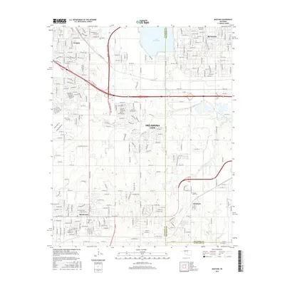 2016 Map of Mustang, 2016 Print