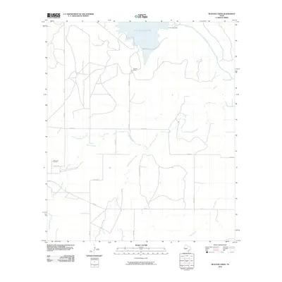 2010 Map of Mustang Creek, 2010 Print