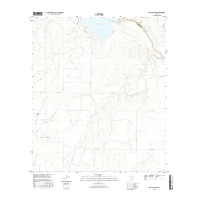 2016 Map of Mustang Creek, 2016 Print