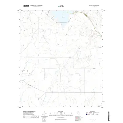 2019 Map of Mustang Creek, 2019 Print