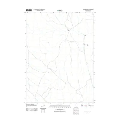 2012 Map of Mustang Draw, 2012 Print