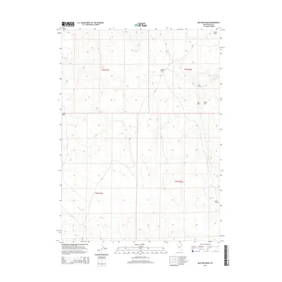 2014 Map of Mustang Draw, 2014 Print