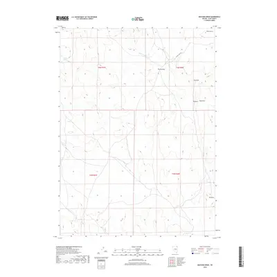 2018 Map of Mustang Draw, 2018 Print