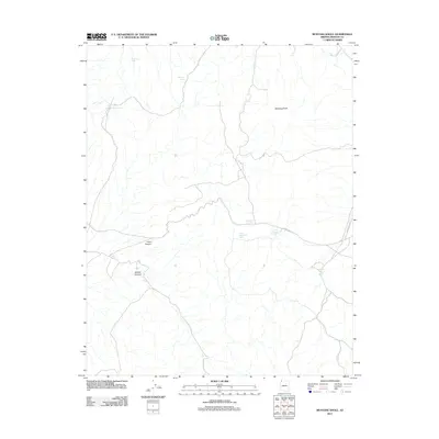 2011 Map of Mustang Knoll, 2011 Print
