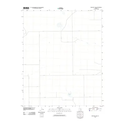 2010 Map of Mustang Lake, 2010 Print