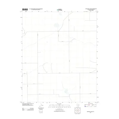 2012 Map of Mustang Lake, 2012 Print