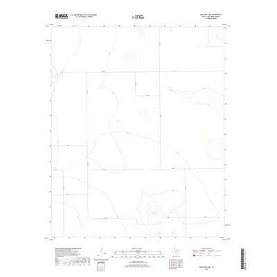 2019 Map of Mustang Lake, 2019 Print