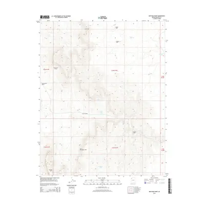 2014 Map of Mustang Point, 2014 Print
