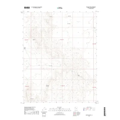 2018 Map of Mustang Point, 2018 Print