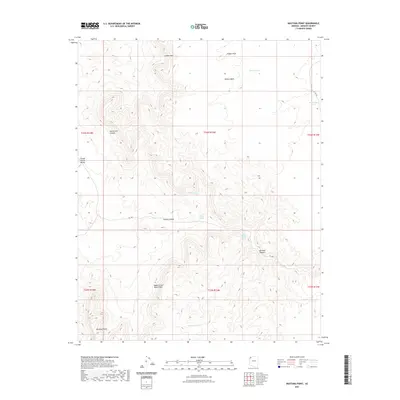 2021 Map of Mustang Point, 2021 Print