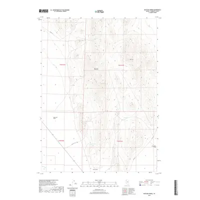 2018 Map of Mustang Spring, 2018 Print