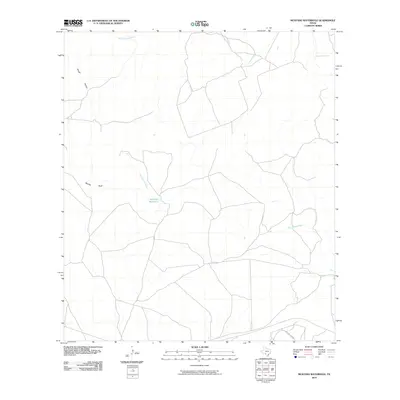 2010 Map of Mustang Waterhole, 2010 Print