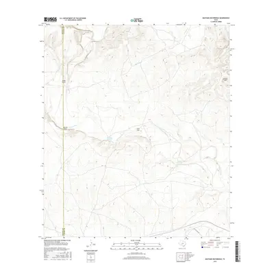 2016 Map of Mustang Waterhole, 2016 Print