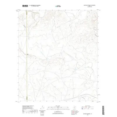 2019 Map of Mustang Waterhole, 2019 Print