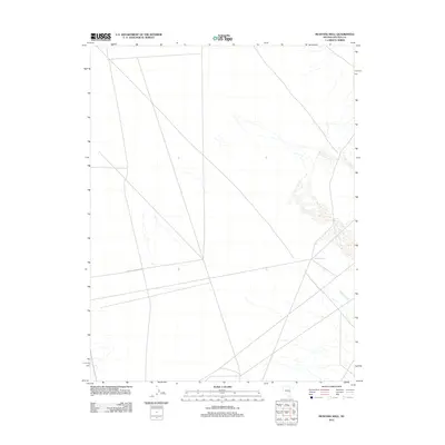 2012 Map of Mustang Well, 2012 Print
