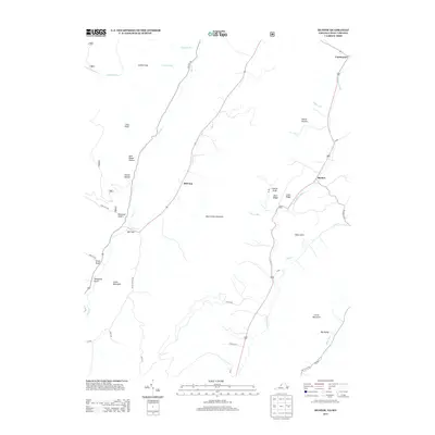 2013 Map of Mustoe, 2013 Print