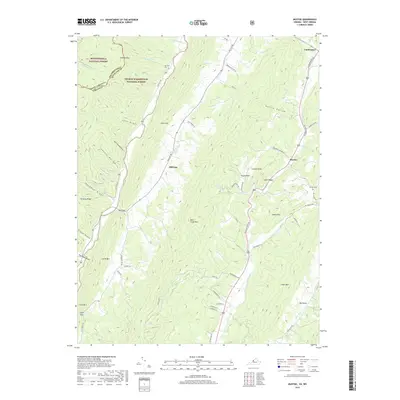 2019 Map of Mustoe, 2019 Print