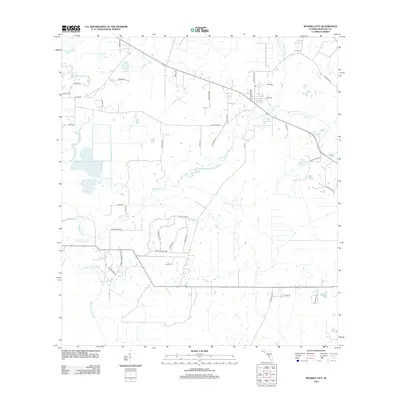 2012 Map of Myakka City, 2012 Print