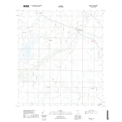 2018 Map of Myakka City, 2018 Print