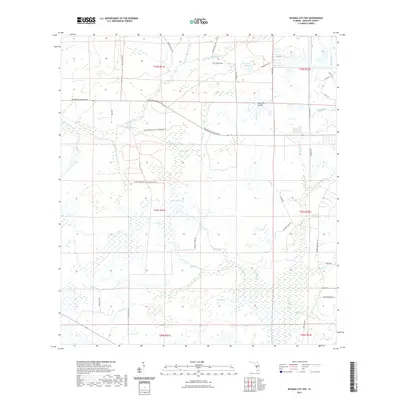 2021 Map of Myakka City NW, 2021 Print