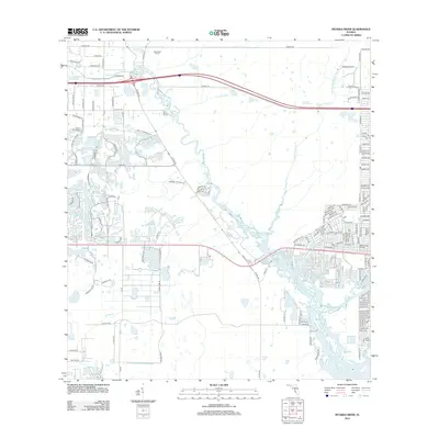 2012 Map of Myakka River, 2012 Print