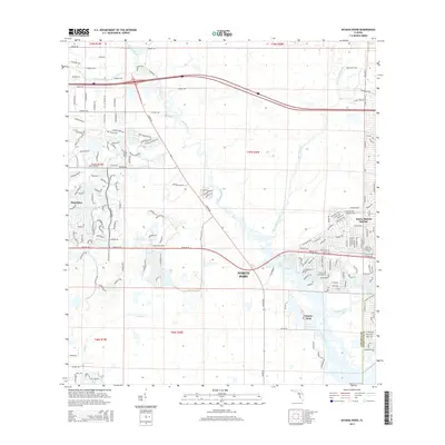 2015 Map of Myakka River, 2015 Print
