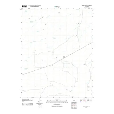 2010 Map of Myers Canyon, 2010 Print