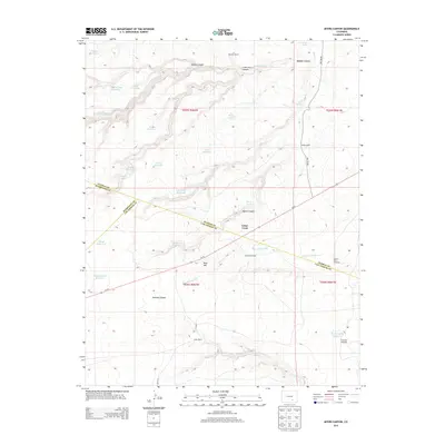 2013 Map of Myers Canyon, 2013 Print