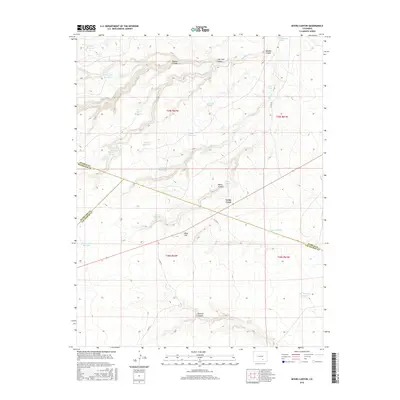 2016 Map of Myers Canyon, 2016 Print