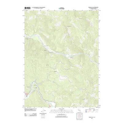 2012 Map of Myers Flat, 2012 Print