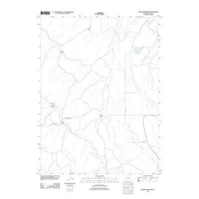 2012 Map of Myers Reservoir, 2012 Print