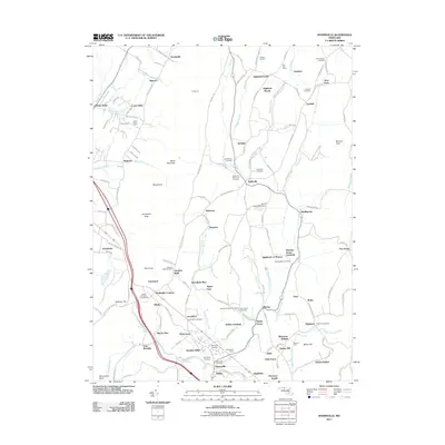 2011 Map of Myersville, 2011 Print