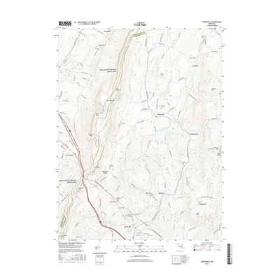2016 Map of Myersville, 2016 Print