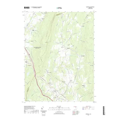 2019 Map of Myersville, 2019 Print